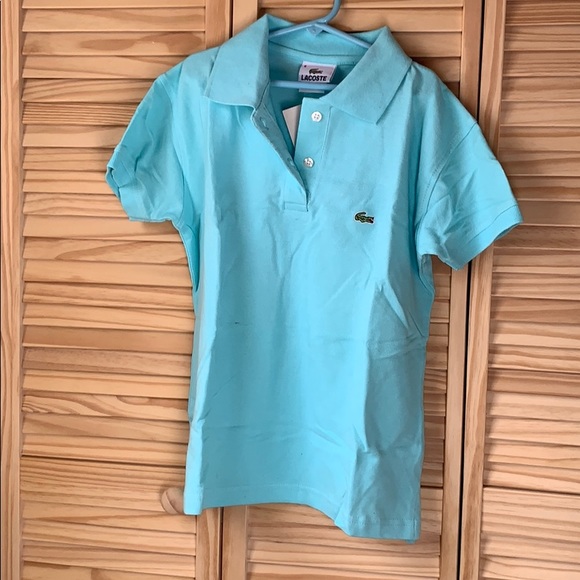 Lacoste Tops - Light Blue Lacoste Polo
